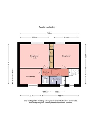 Floorplan - Ruiterstraat 3, 8315 AK Luttelgeest